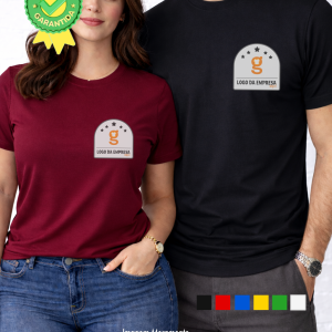 Camiseta Algodão  Básica - Uniforme para Empresas e Eventos