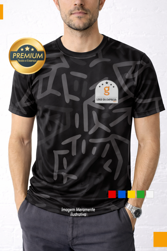 Camiseta Dryfit Premium Sublimada – Uniforme Comercial e Esportivo